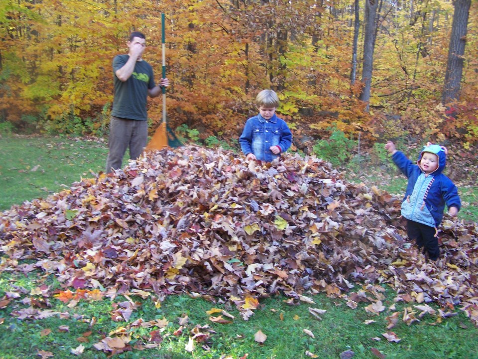 Brian and Joele's boys, Alex and Ben and Uncle Dan.