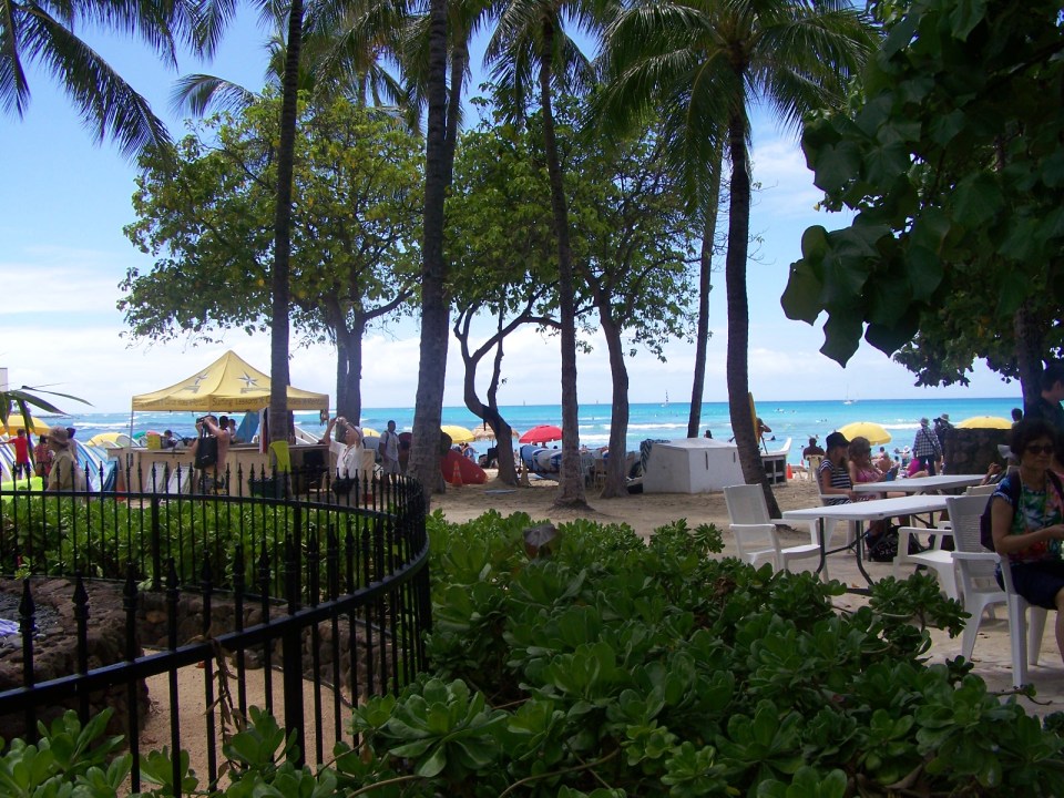 Beach at Waikiki 