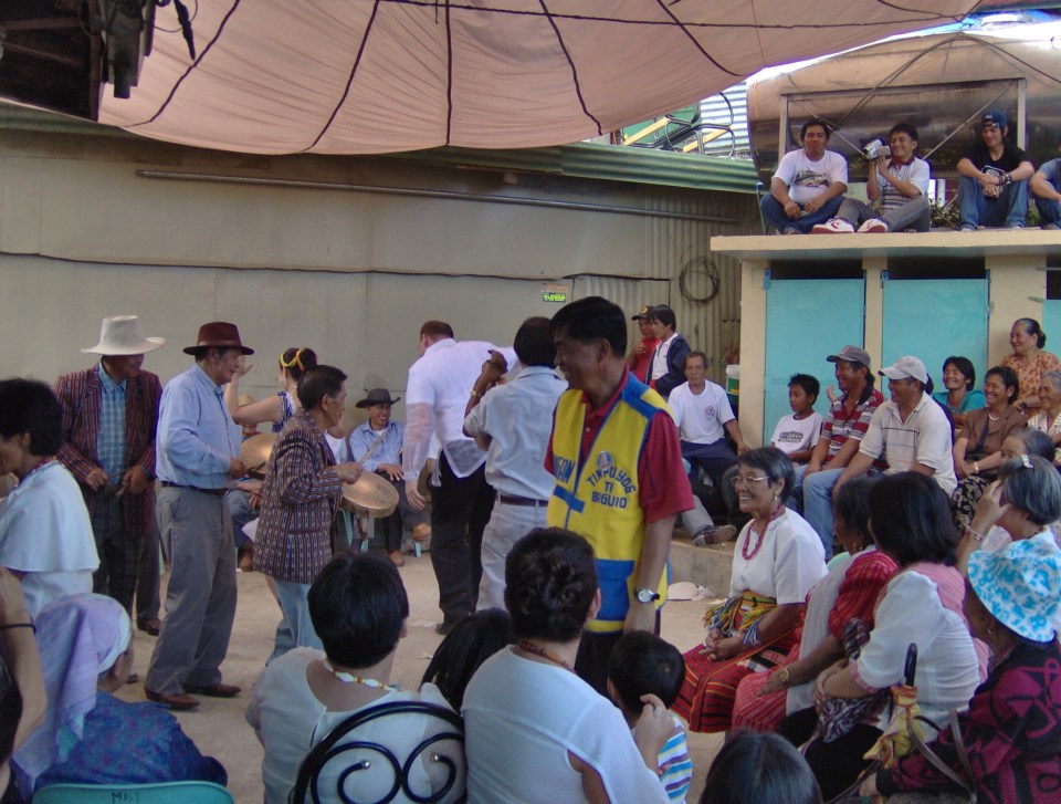 People kept streaming through all afternoon, 